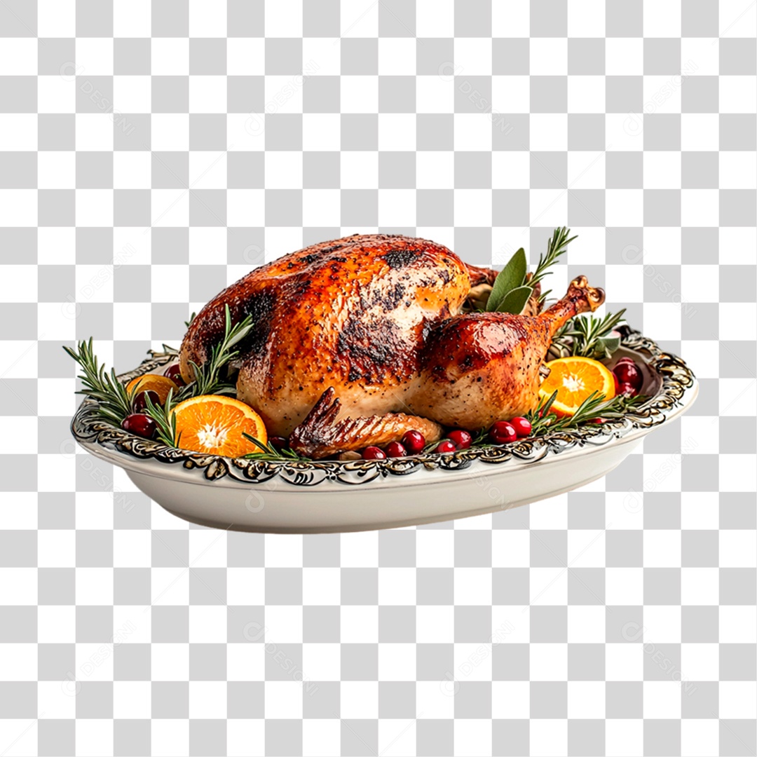 Frango Assado PNG Transparente