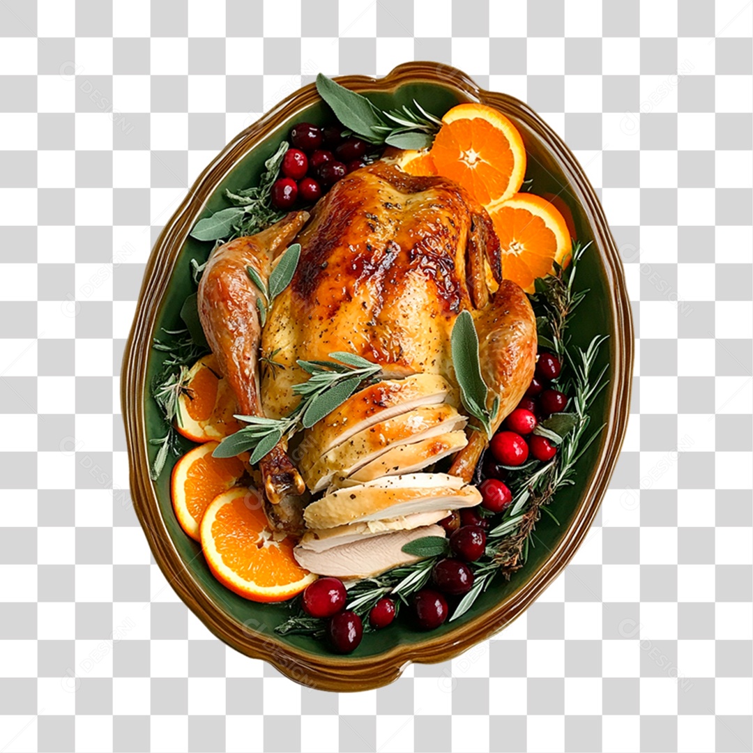 Frango Assado PNG Transparente