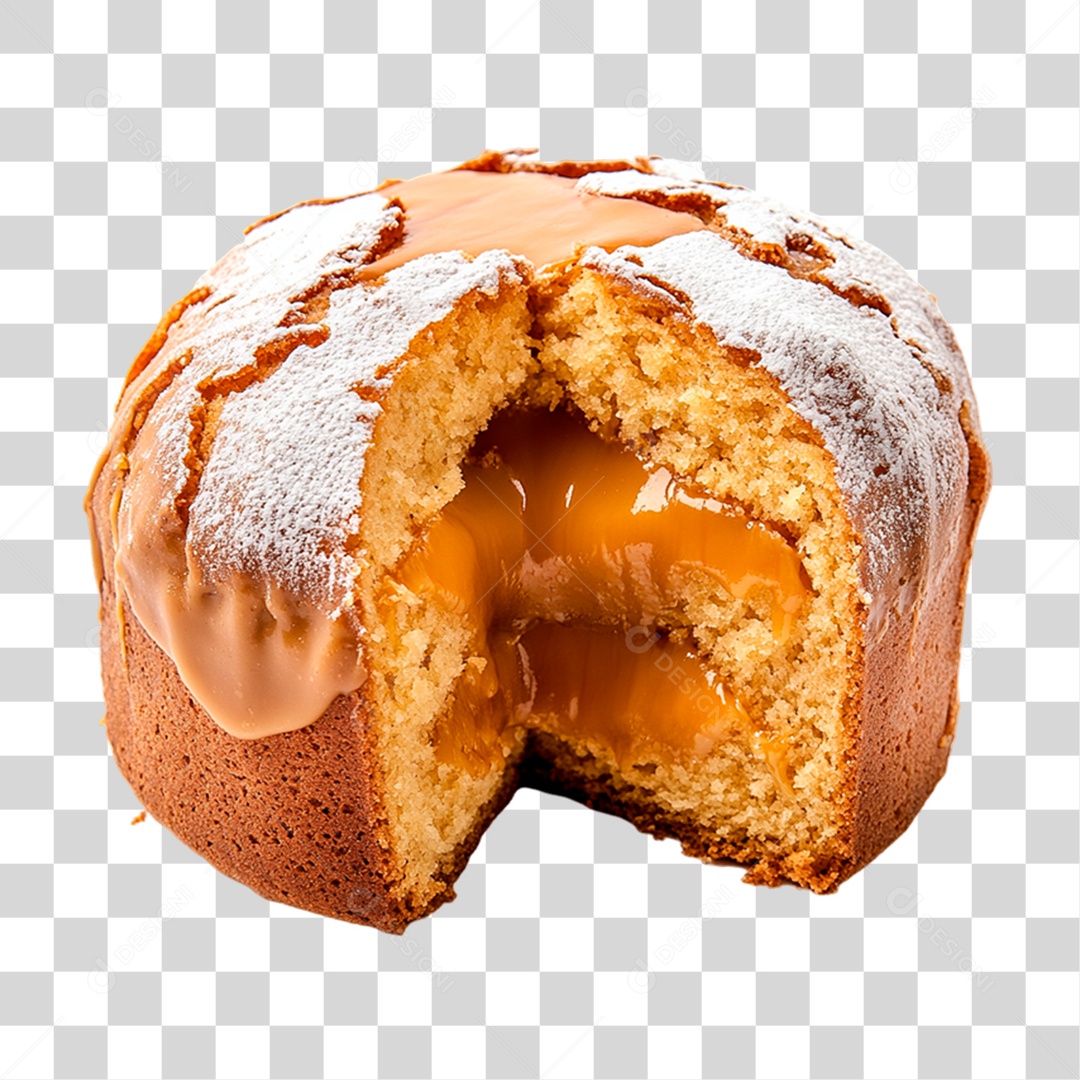 Panetone Recheado PNG Transparente
