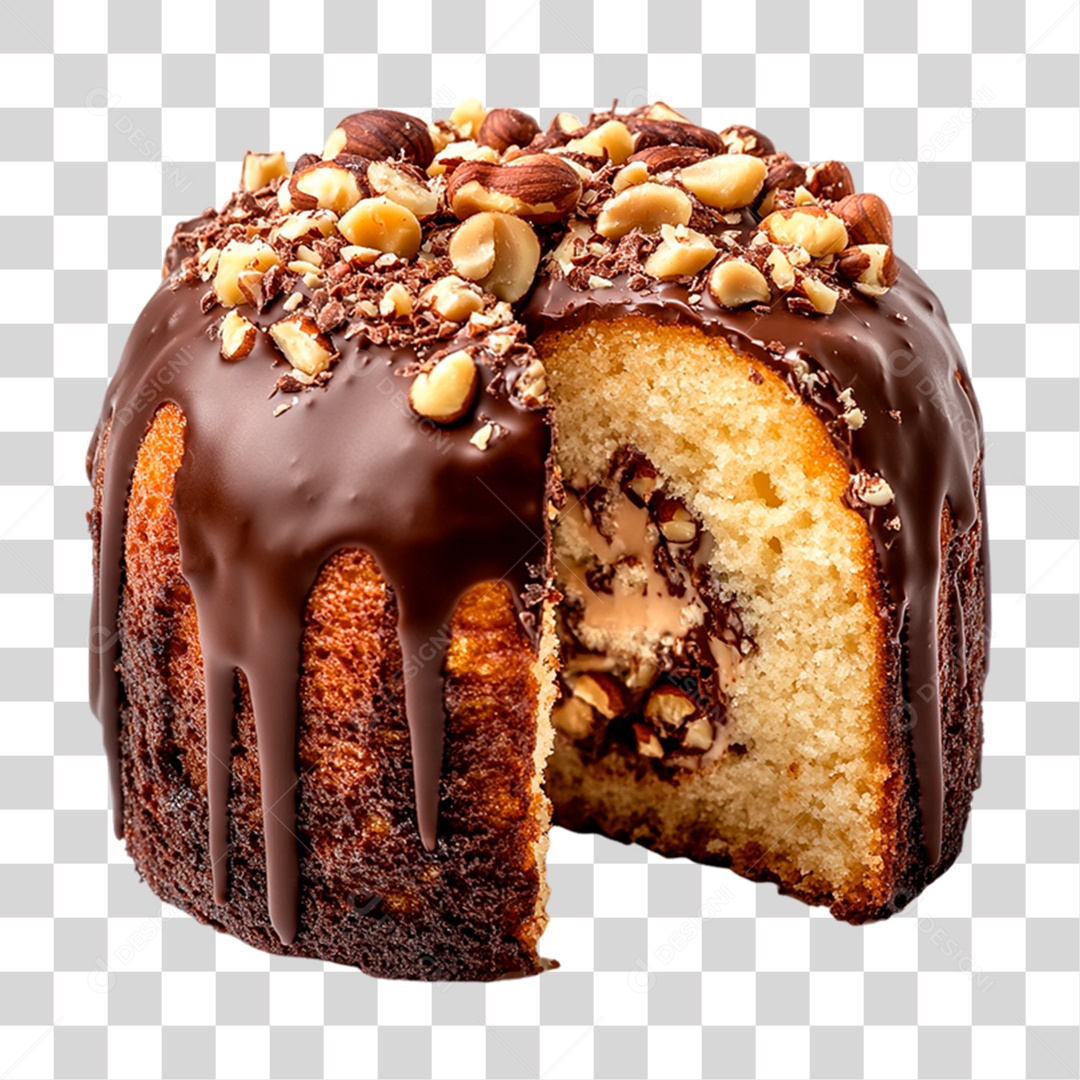 Panetone de Chocolate PNG Transparente