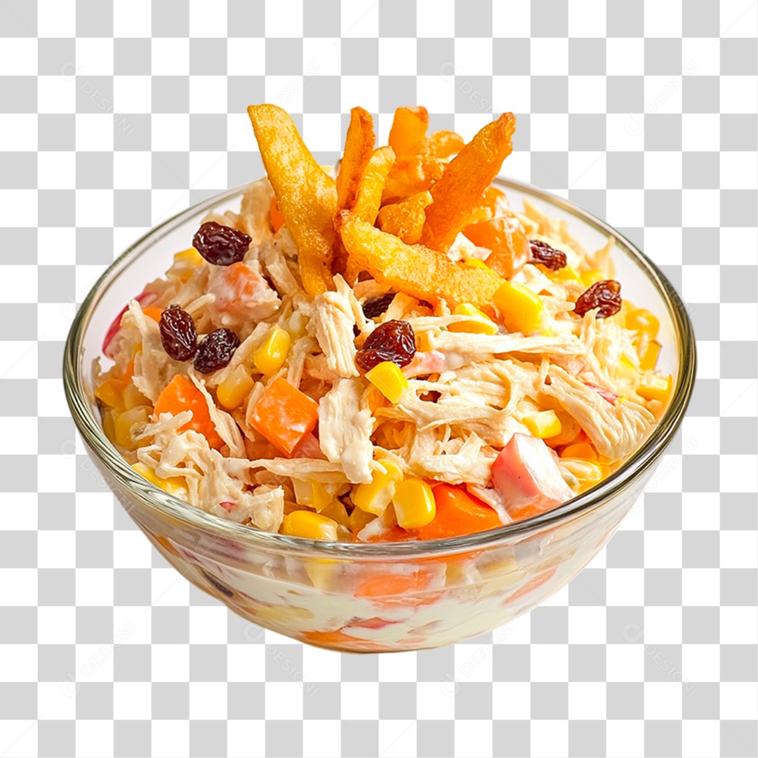 Salpicão de Frango PNG Transparente