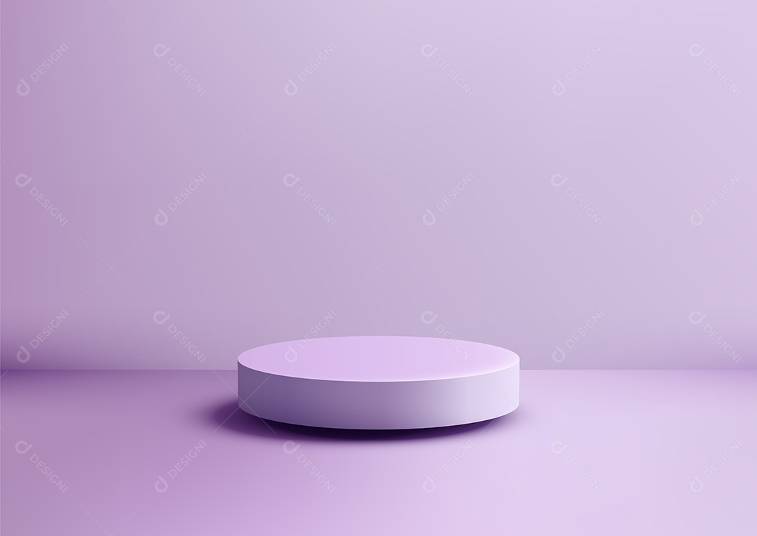 Modelo de Cenário de Pódio Ilustração Vetor EPS Editável