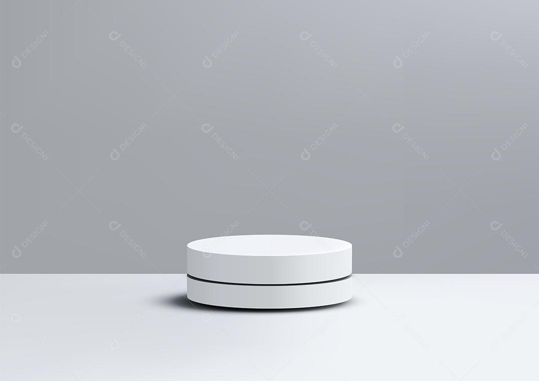 Modelo de Cenário de Pódio Ilustração Vetor EPS Editável