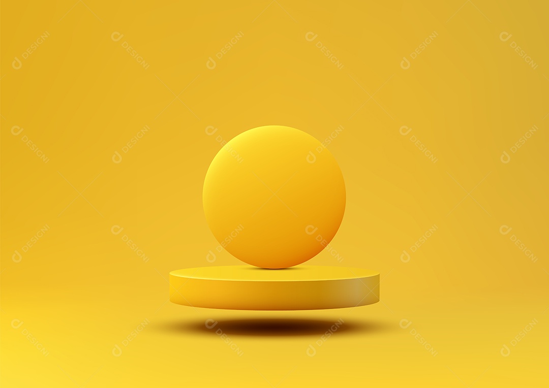 Modelo de Cenário de Pódio Ilustração Vetor EPS Editável