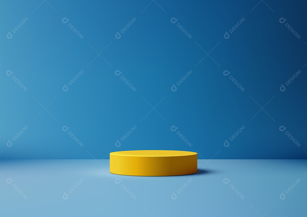 Modelo de Cenário de Pódio Ilustração Vetor EPS Editável