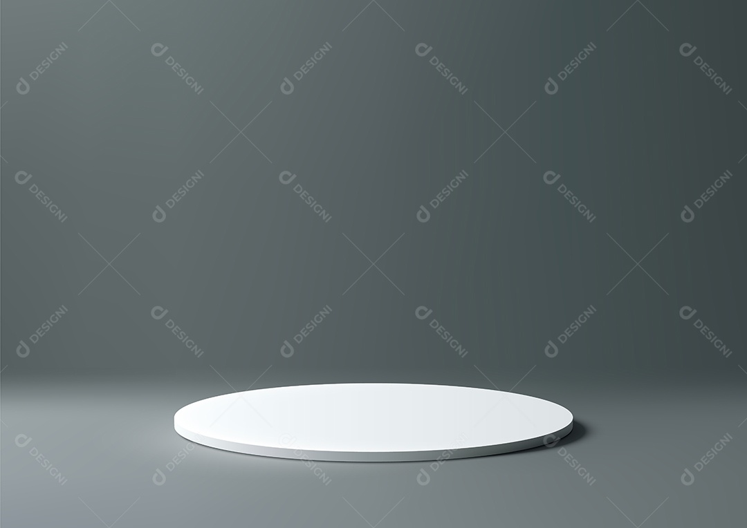 Modelo de Cenário de Pódio Ilustração Vetor EPS Editável