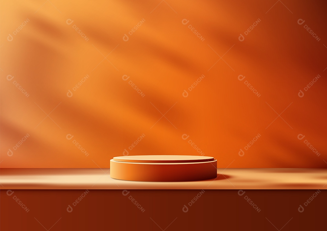 Modelo de Cenário de Pódio Ilustração Vetor EPS Editável