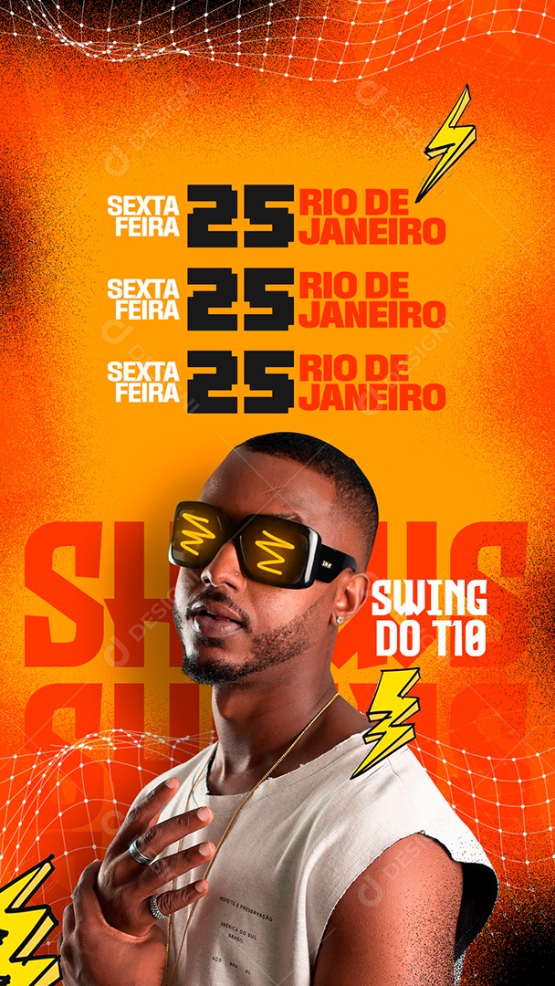 Story Flyer Shows Social Media PSD Editable