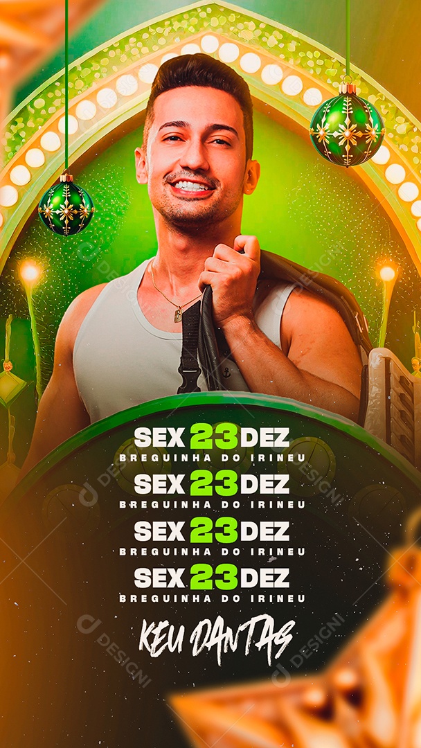 Story Flyer Keu Dantas Social Media PSD Editável