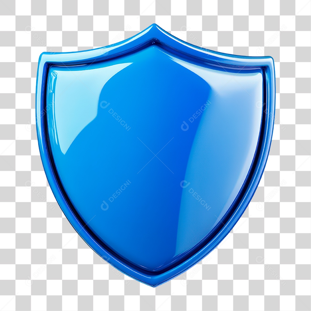 Escudo Azul PNG Transparente