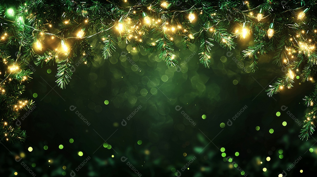 Um fundo festivo com um Natal