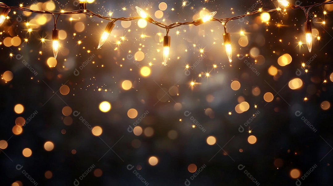 Um fundo festivo com um Natal