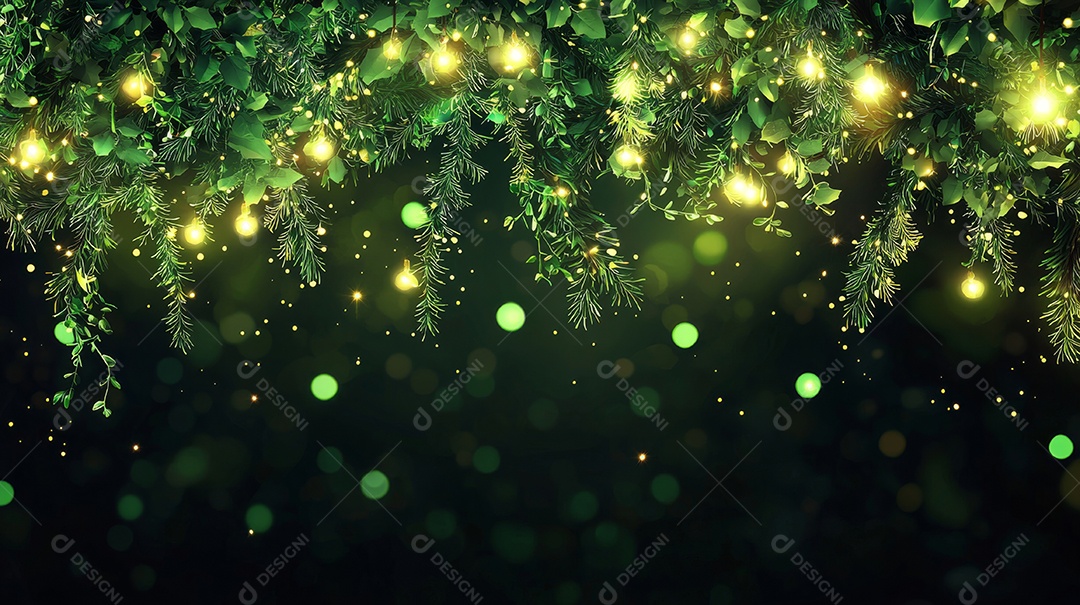 Um fundo festivo com um Natal