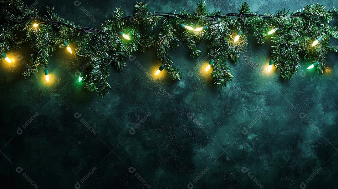 Um fundo festivo com um Natal