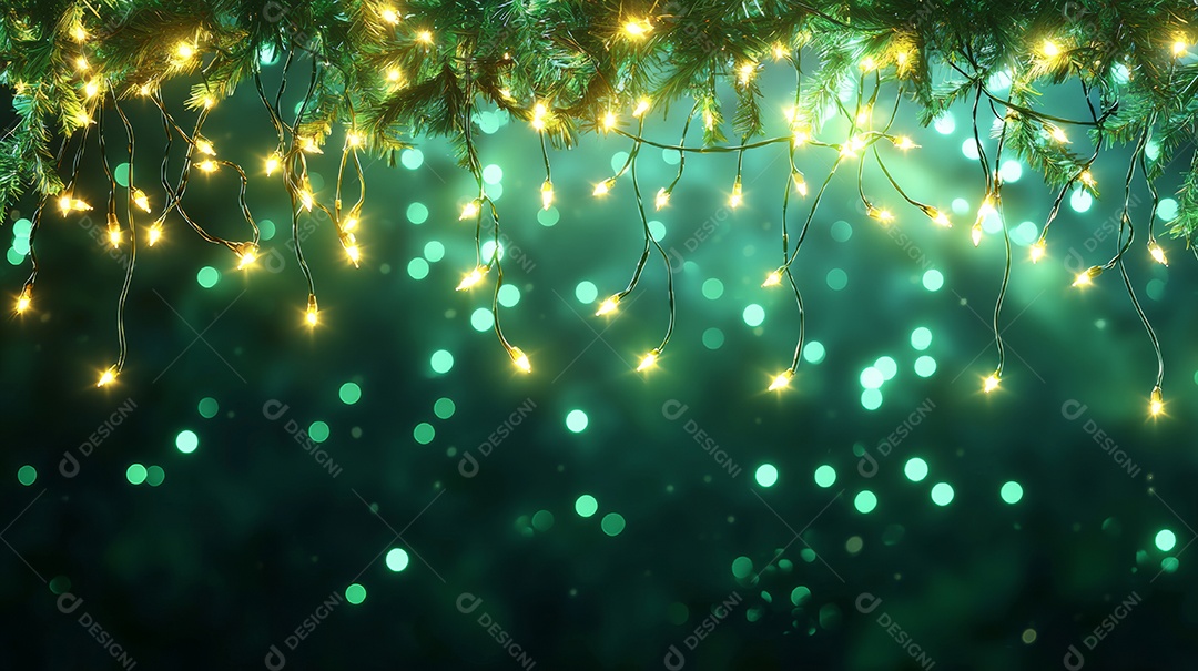 Um fundo festivo com um Natal