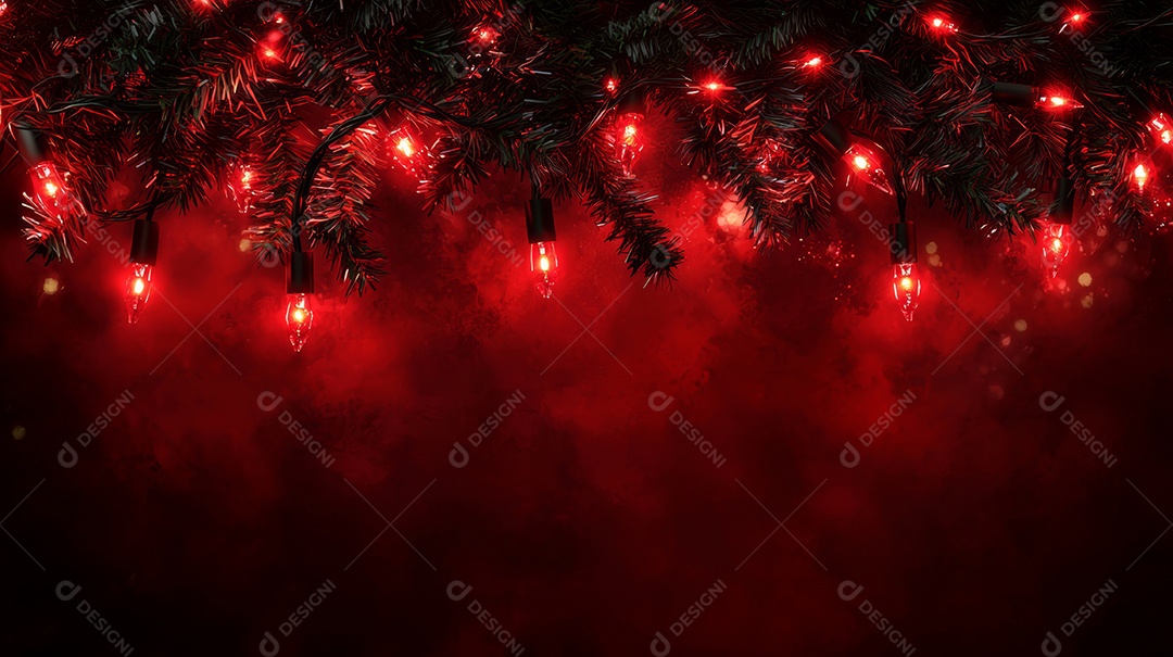 Um fundo festivo com um Natal