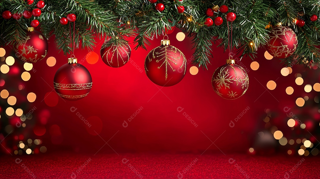 Feliz Natal e feliz ano novo background