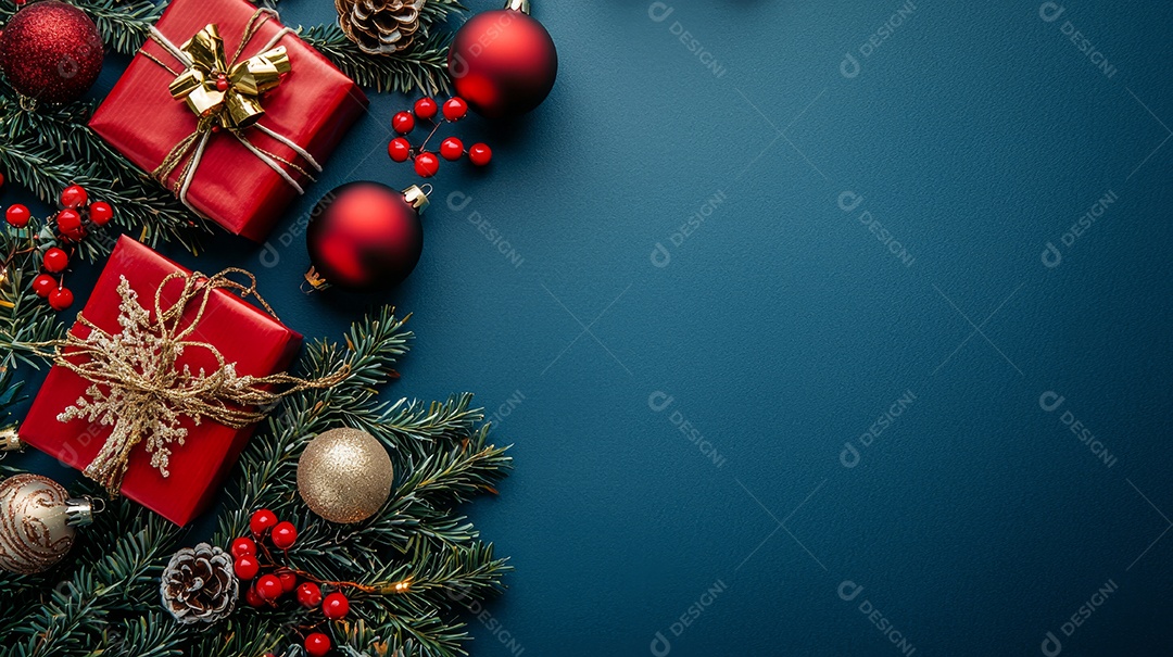 Feliz Natal e feliz ano novo background