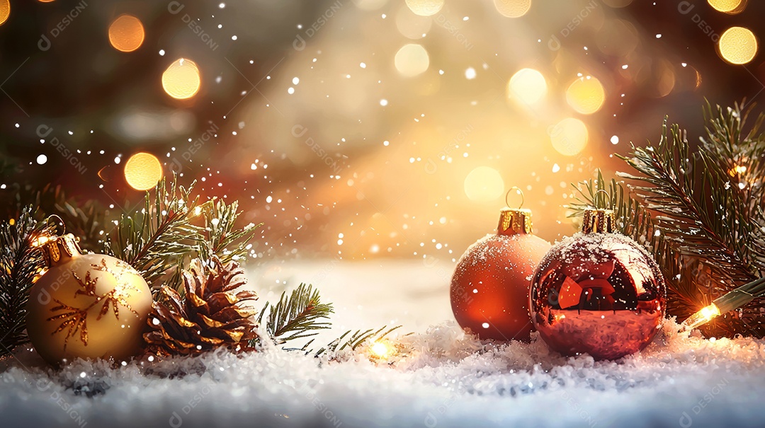 Feliz Natal e feliz ano novo background