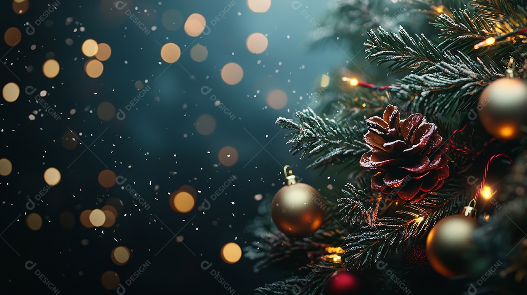 Feliz Natal e feliz ano novo background