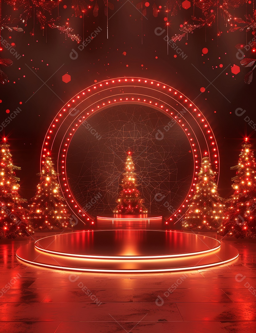 Palco feliz natal projetor de iluminação