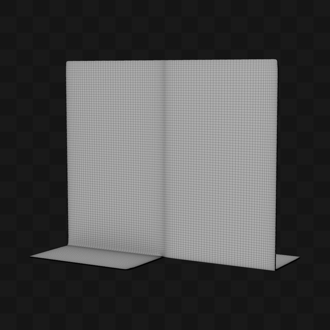 Placa Vertical - Modelo 3D