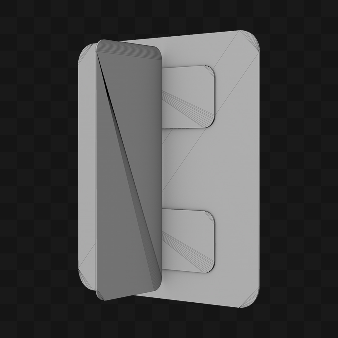 Placa Vertical - Modelo 3D