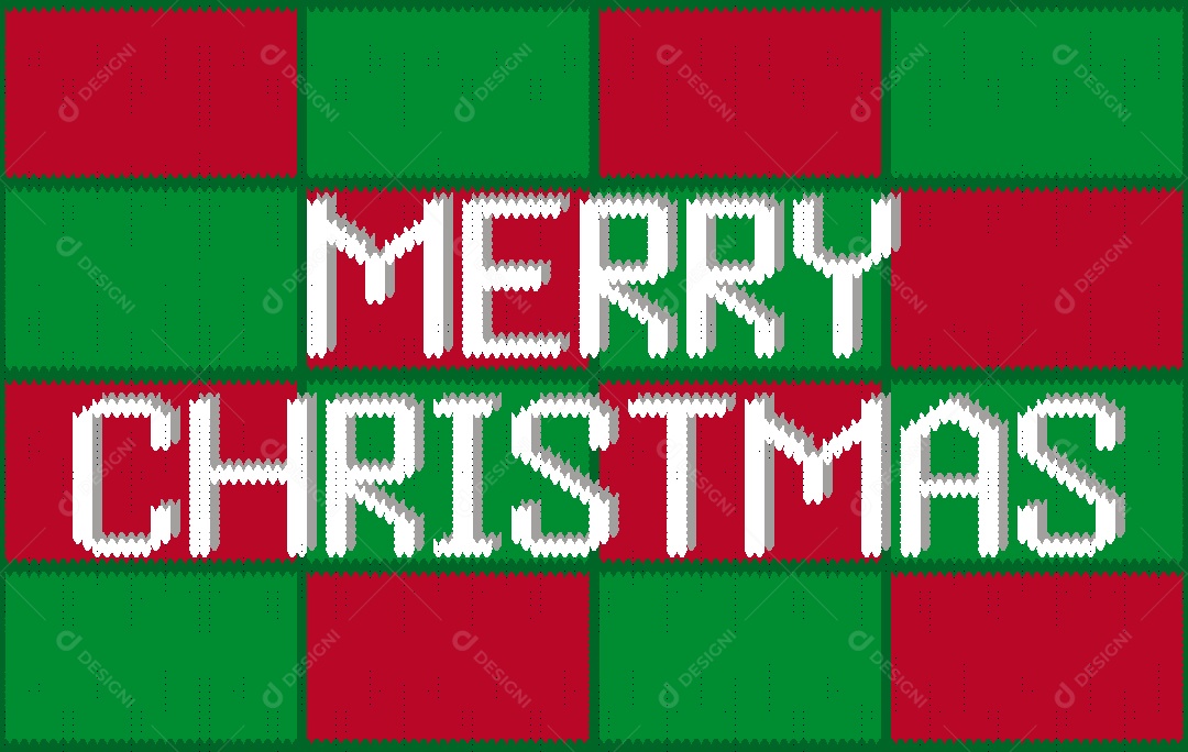 Padrão de Tapete de Natal Ilustração Vetor EPS