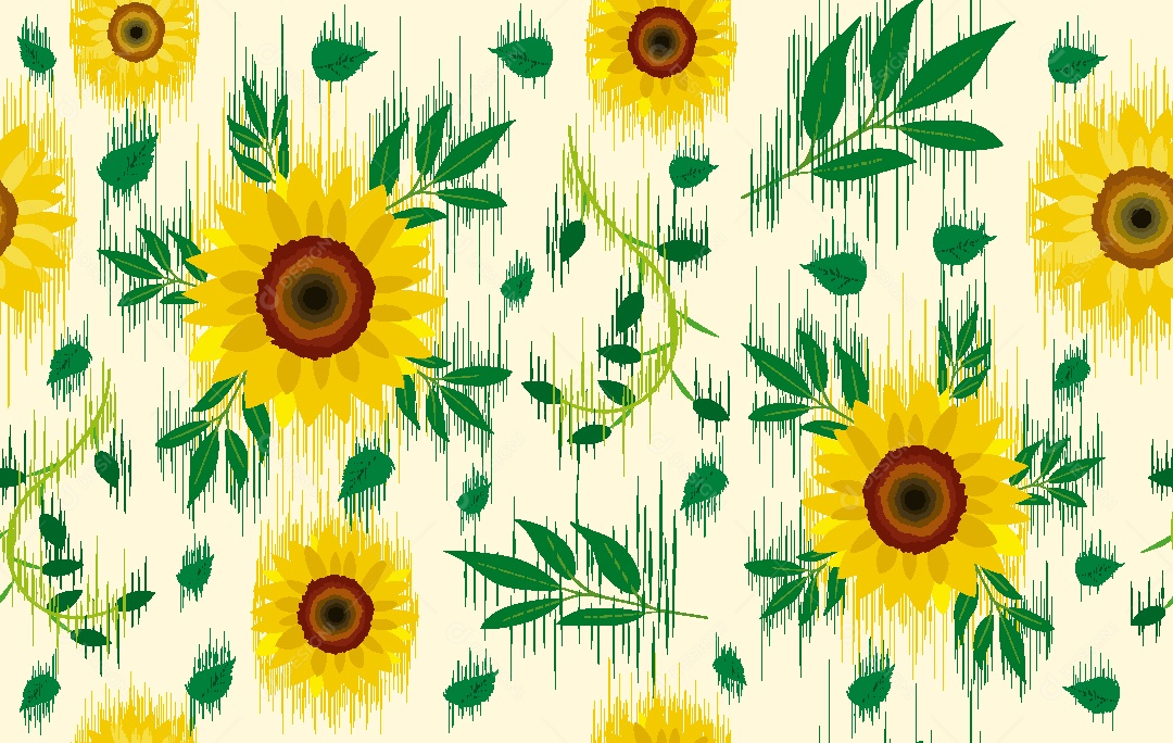 Padrão de Tapete de Flores Ilustração Vetor EPS