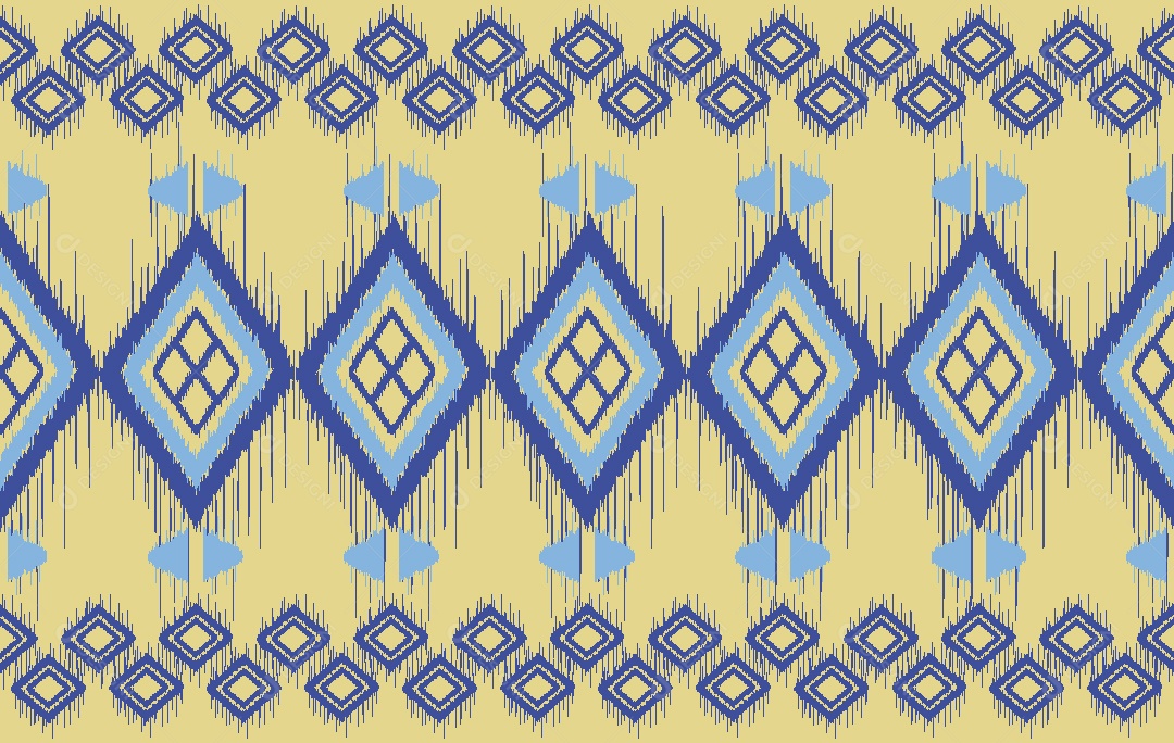 Padrão Étnico Ilustração Vetor EPS