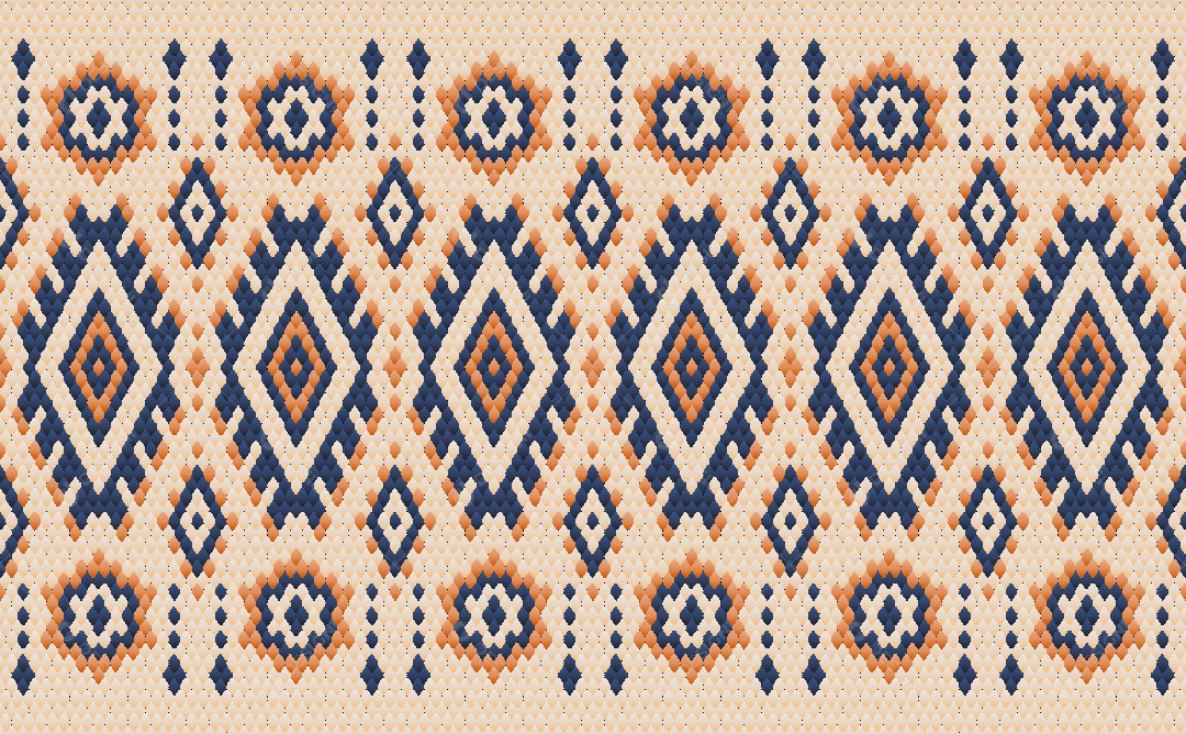 Padrão Étnico Ilustração Vetor EPS