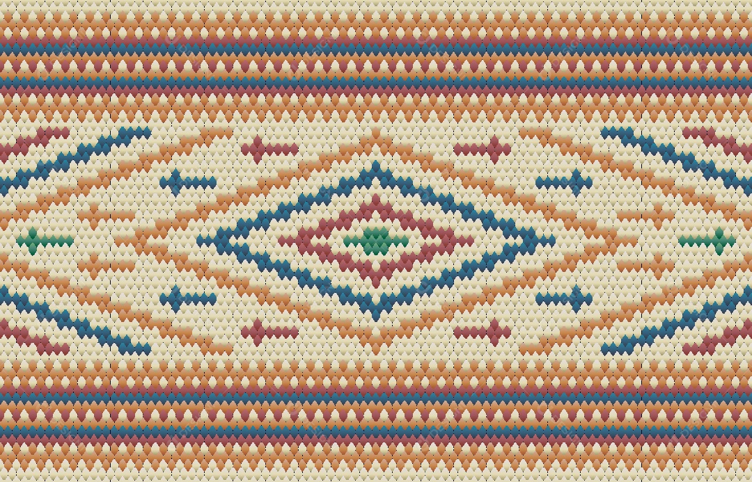 Padrão Étnico Ilustração Vetor EPS