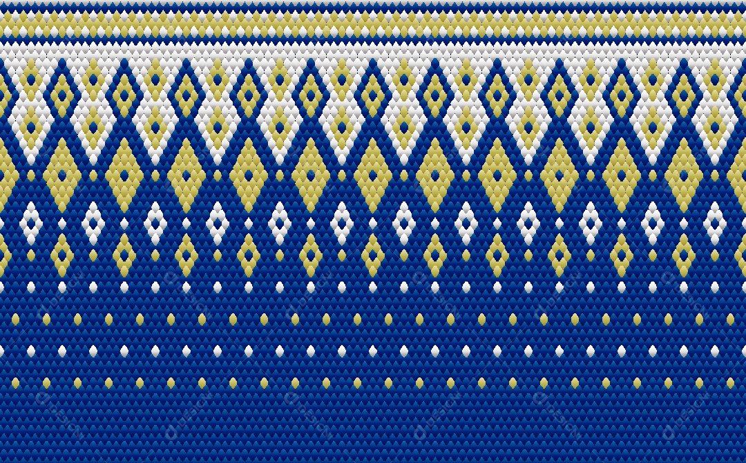 Padrão Étnico Ilustração Vetor EPS