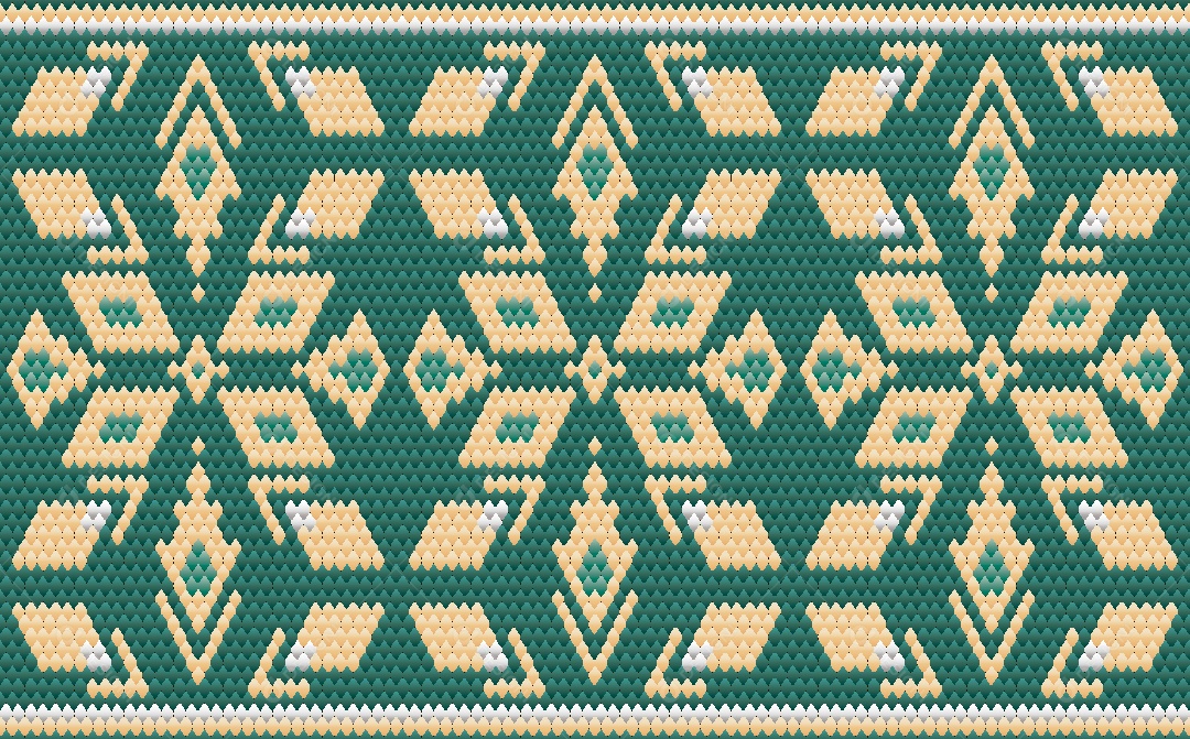 Ethnic Standard Illustration EPS Vector