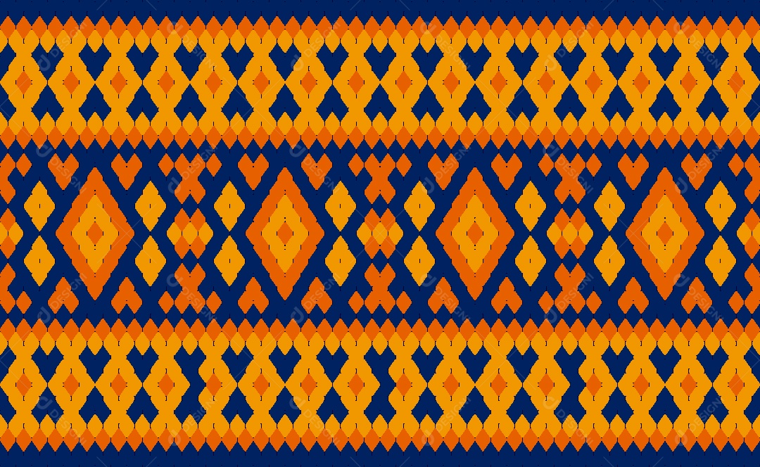 Ethnic Standard Illustration EPS Vector