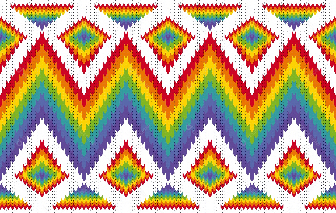 Padrão Étnico Ilustração Vetor EPS