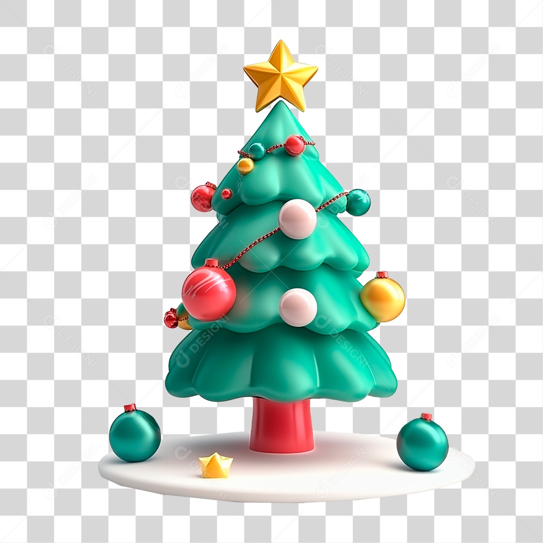 Árvore de Natal com PNG Transparente