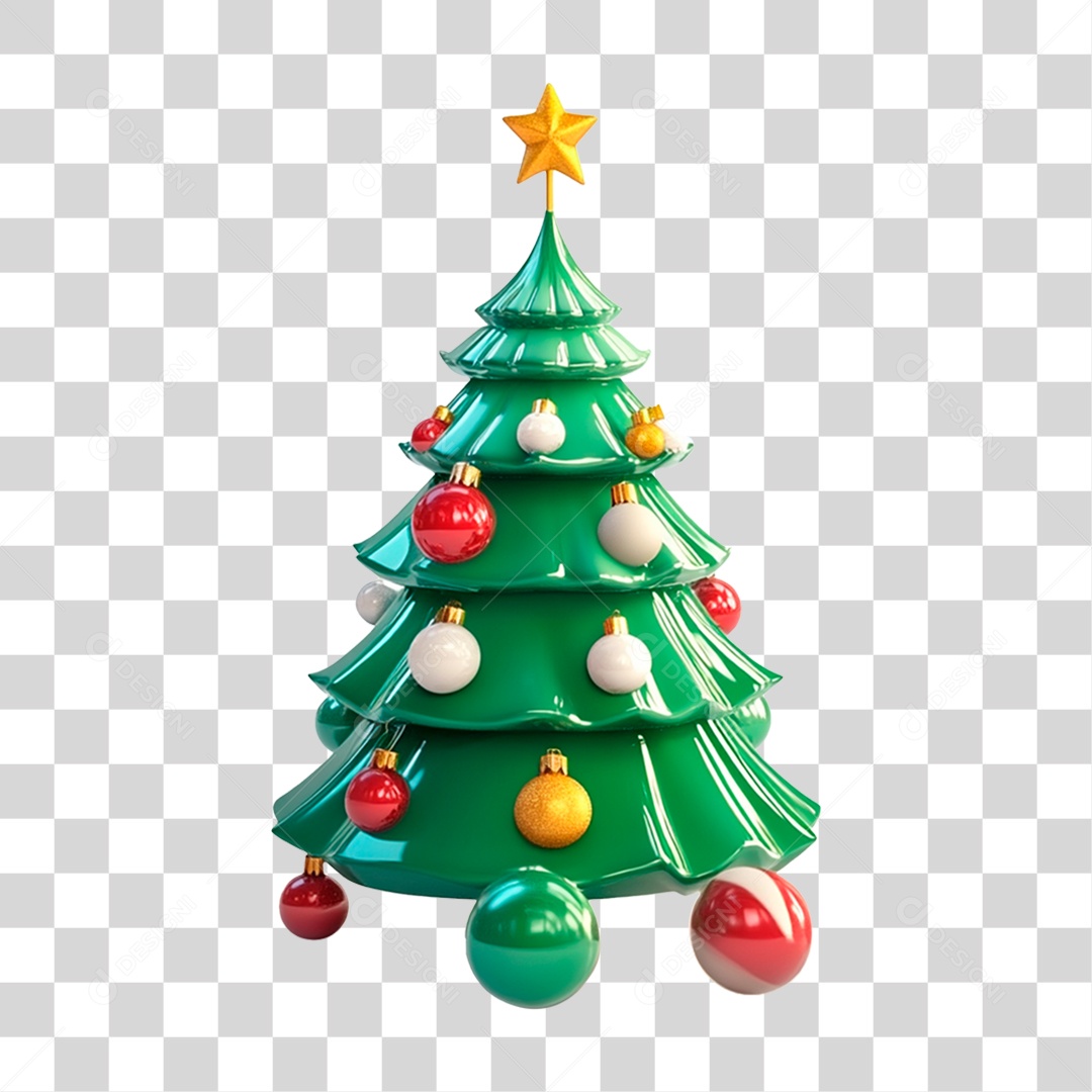 Árvore de Natal PNG Transparente