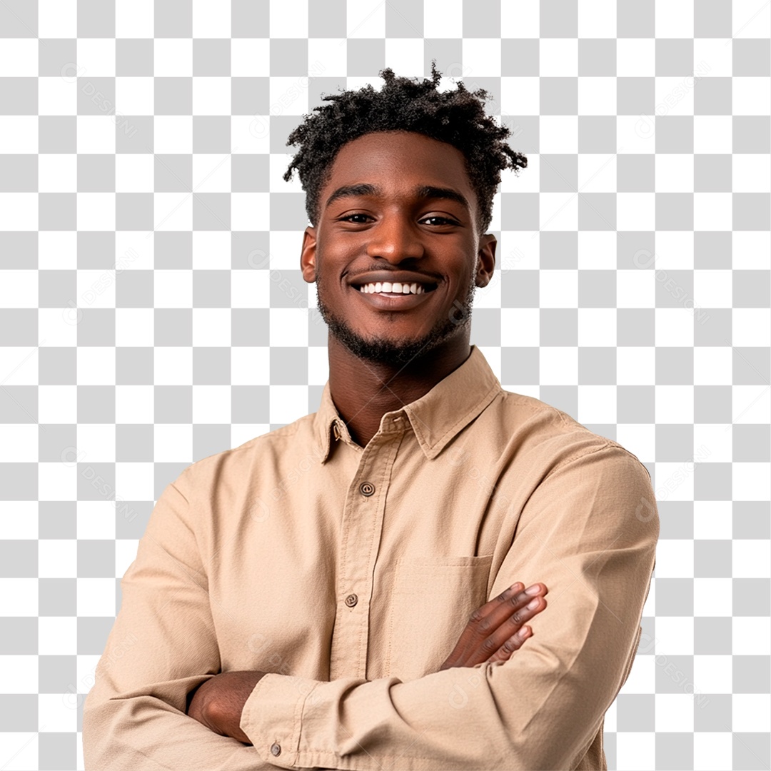 Homem Negro PNG Transparente