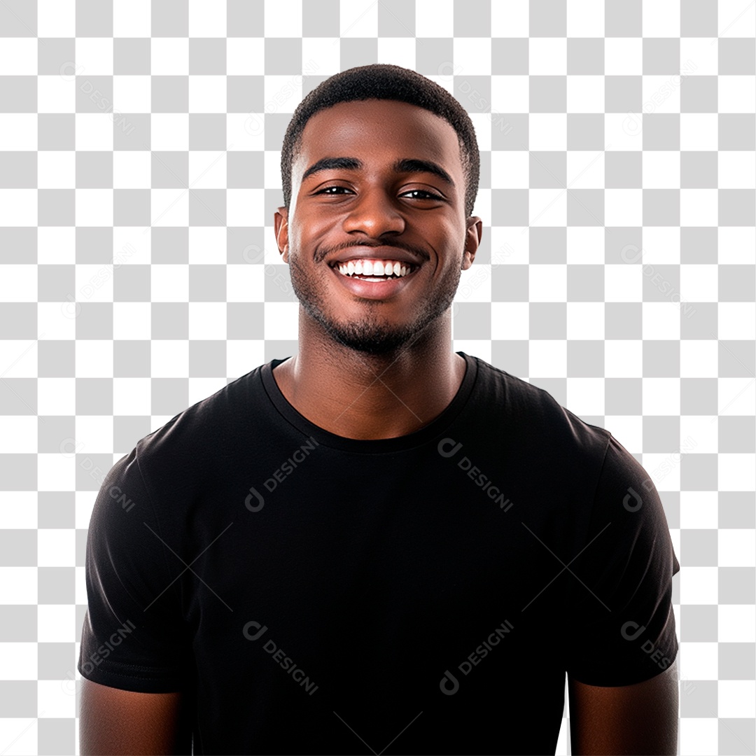 Homem Negro PNG Transparente