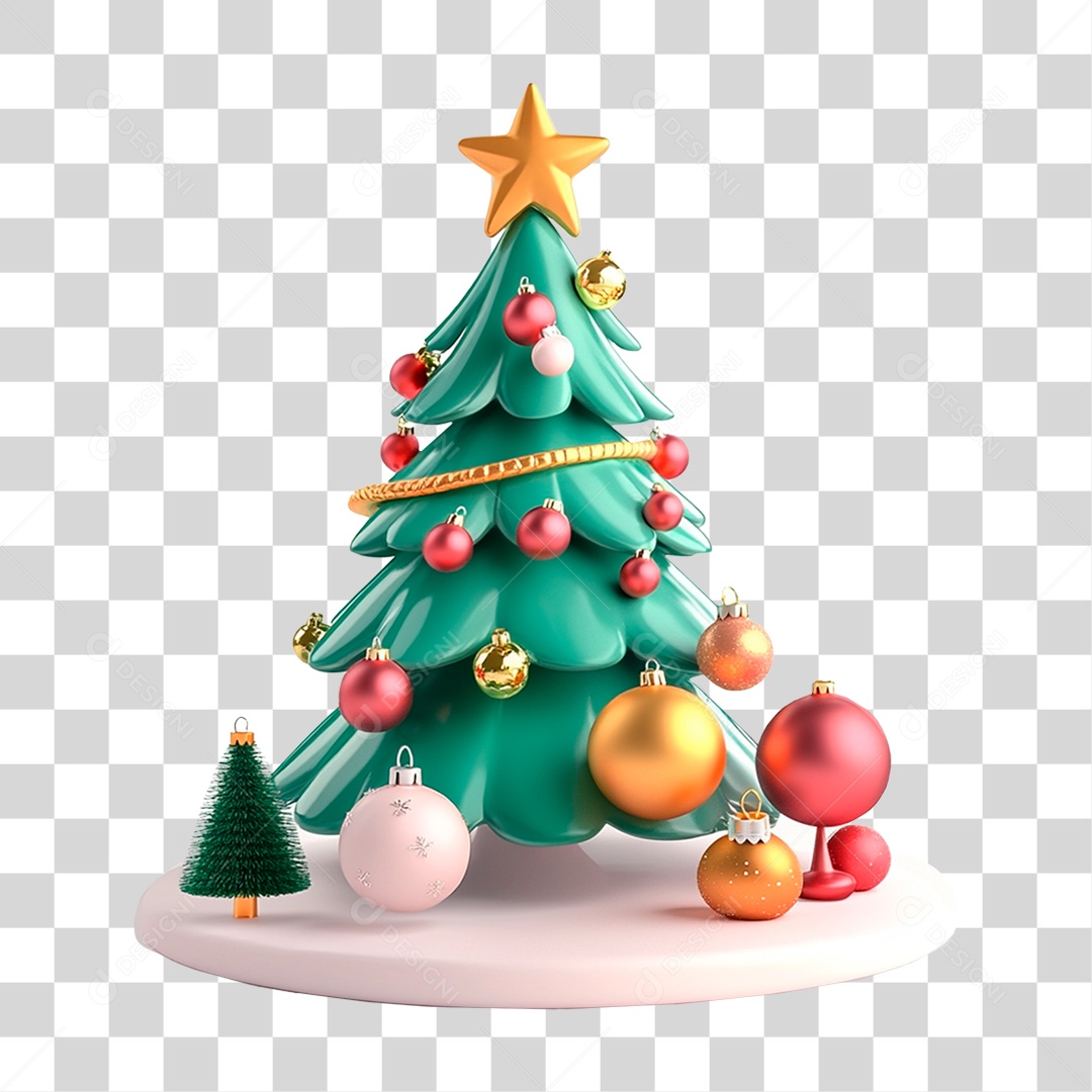 Árvore de Natal PNG Transparente