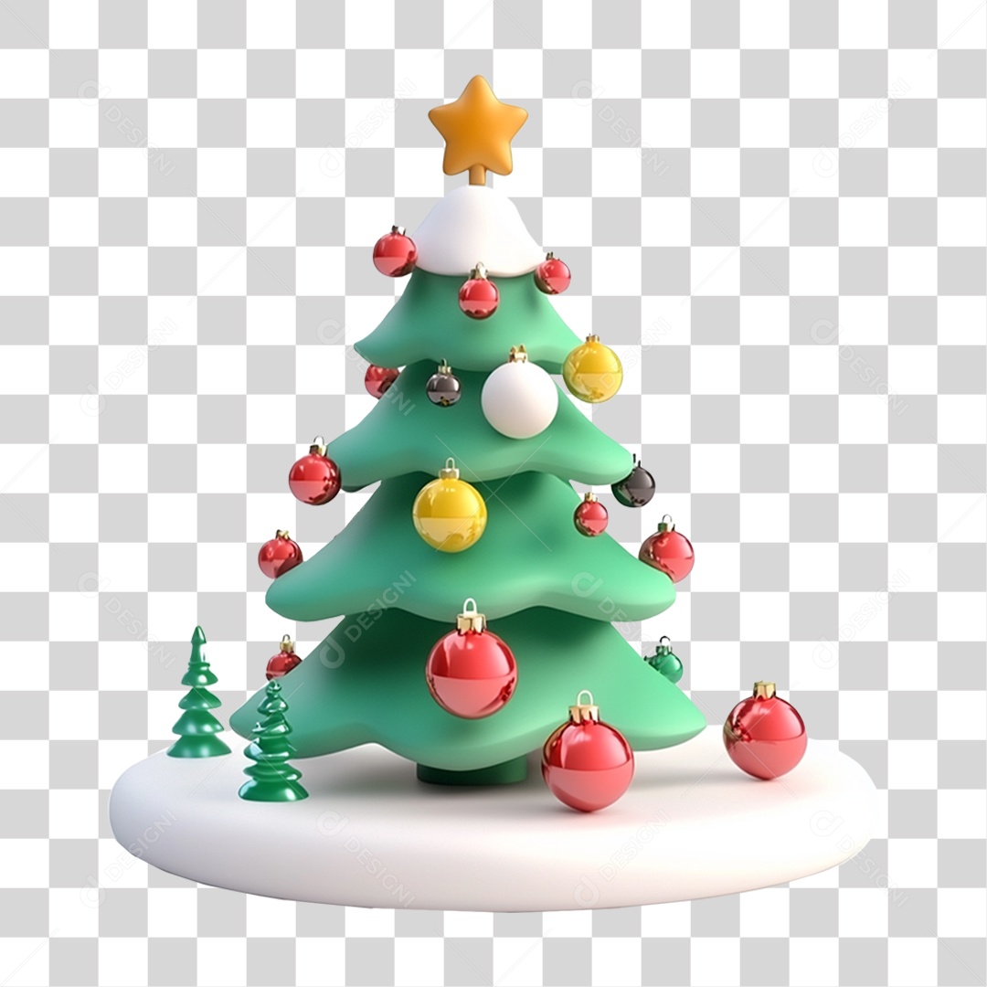 Árvore de Natal PNG Transparente