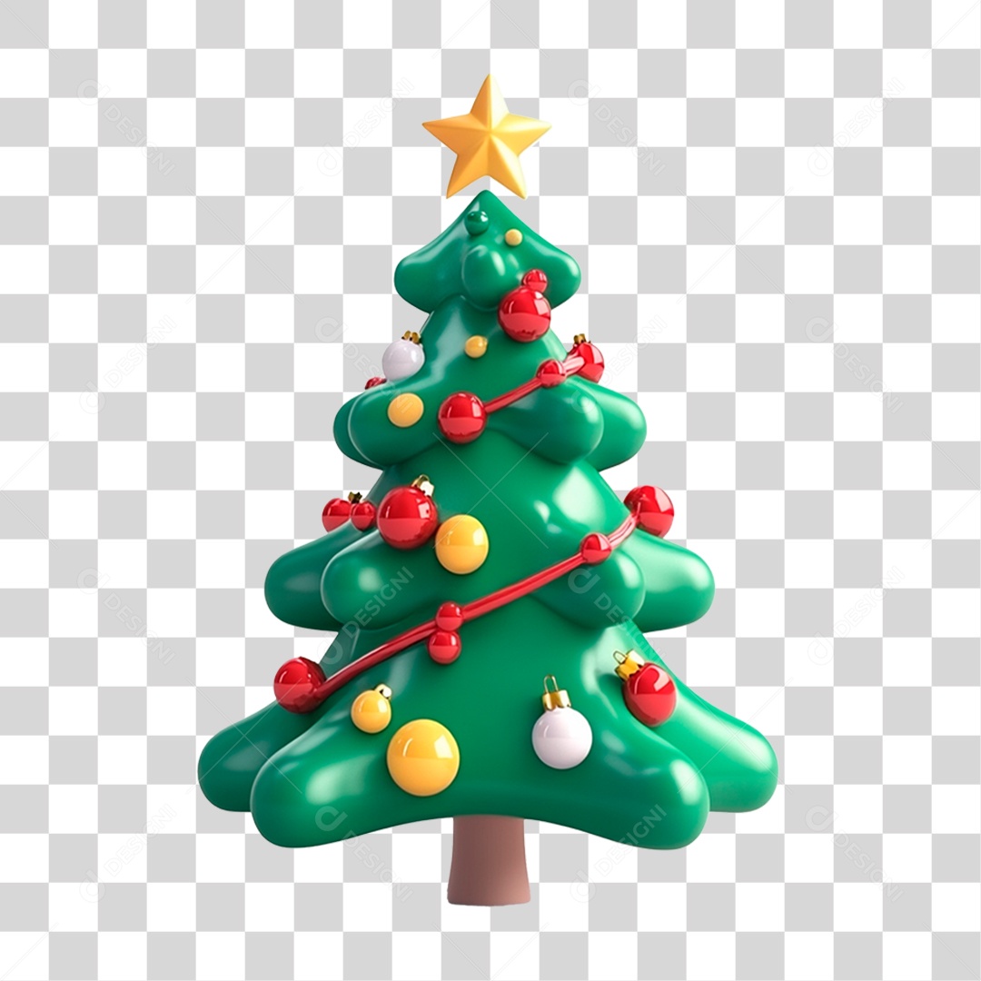 Árvore de Natal PNG Transparente