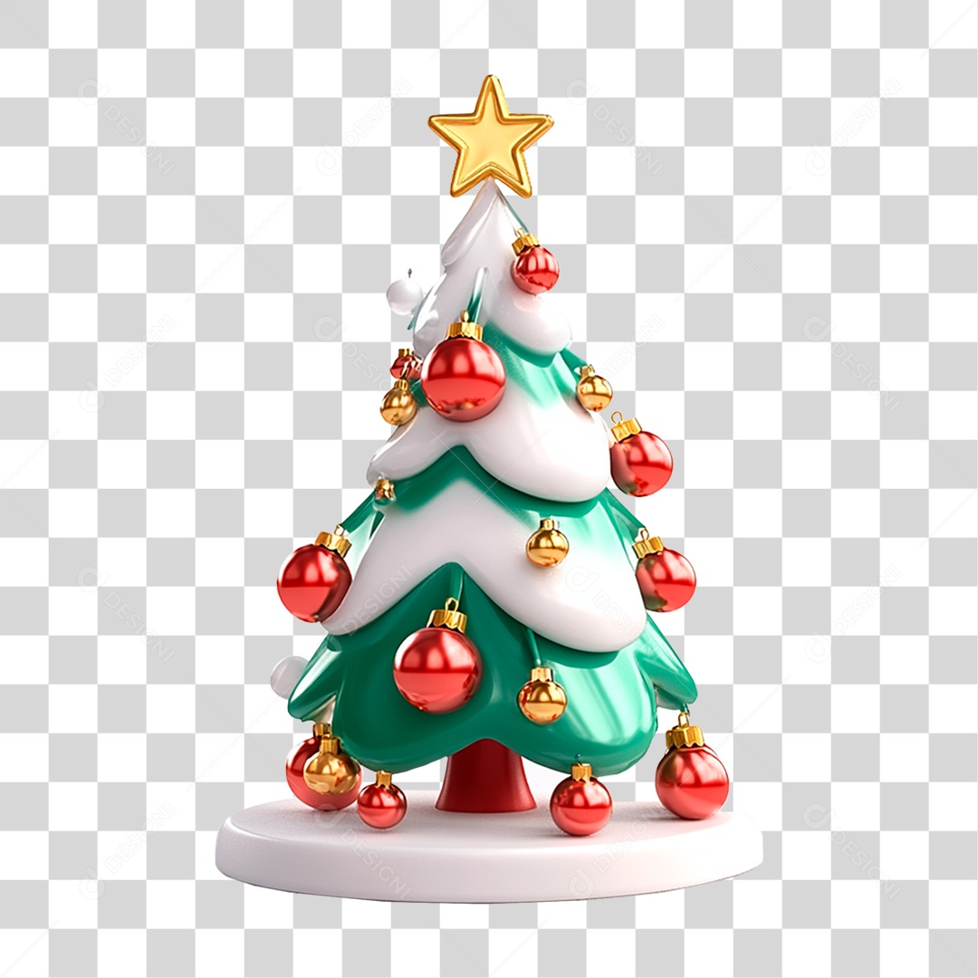 Árvore de Natal PNG Transparente