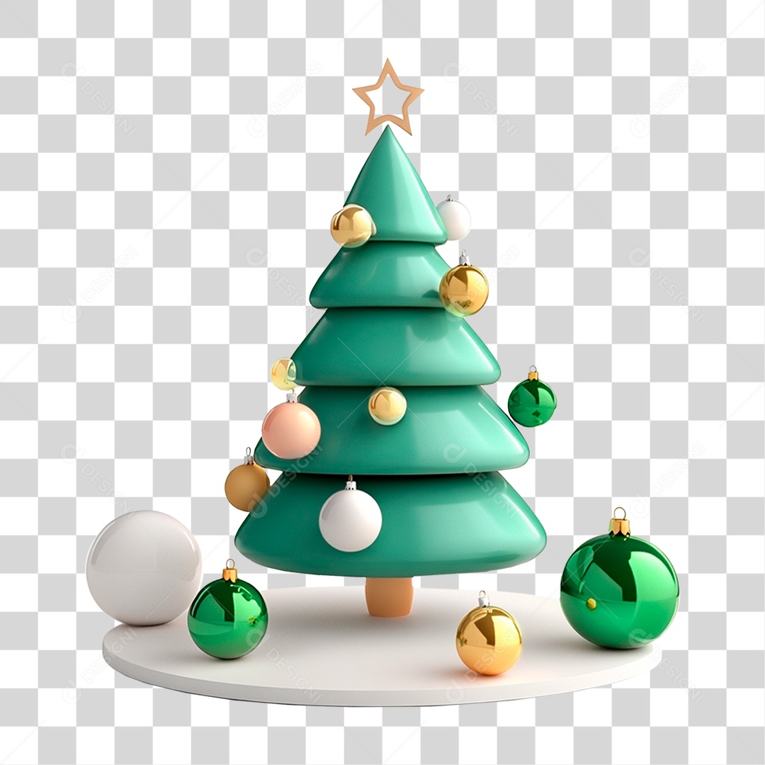Árvore de Natal PNG Transparente