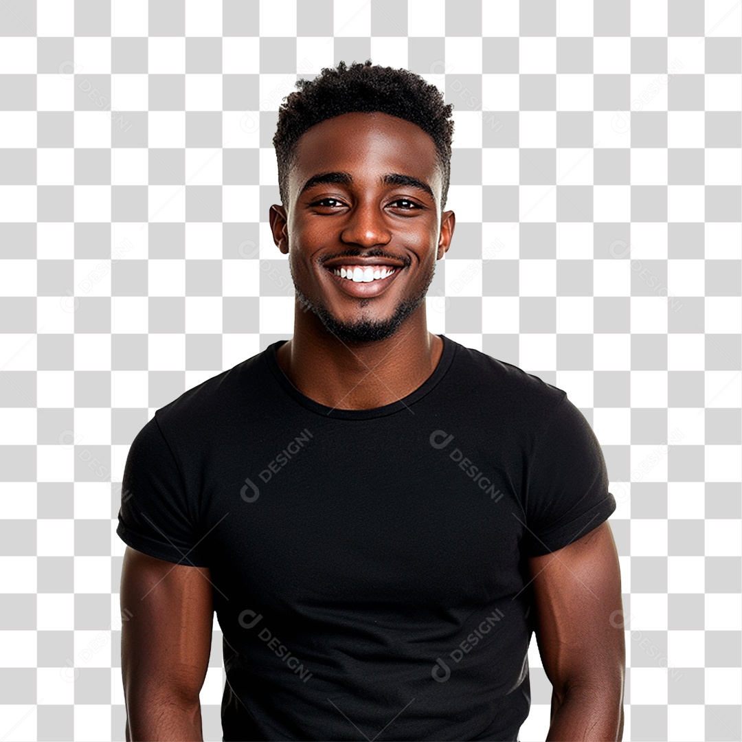 Homem Negro PNG Transparente