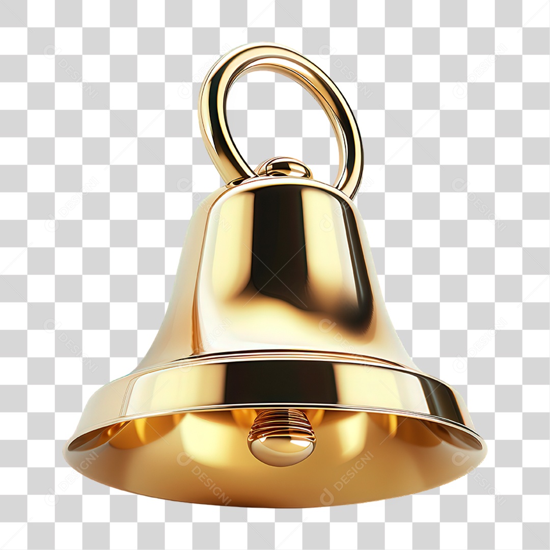 Sino Dourado PNG Transparente