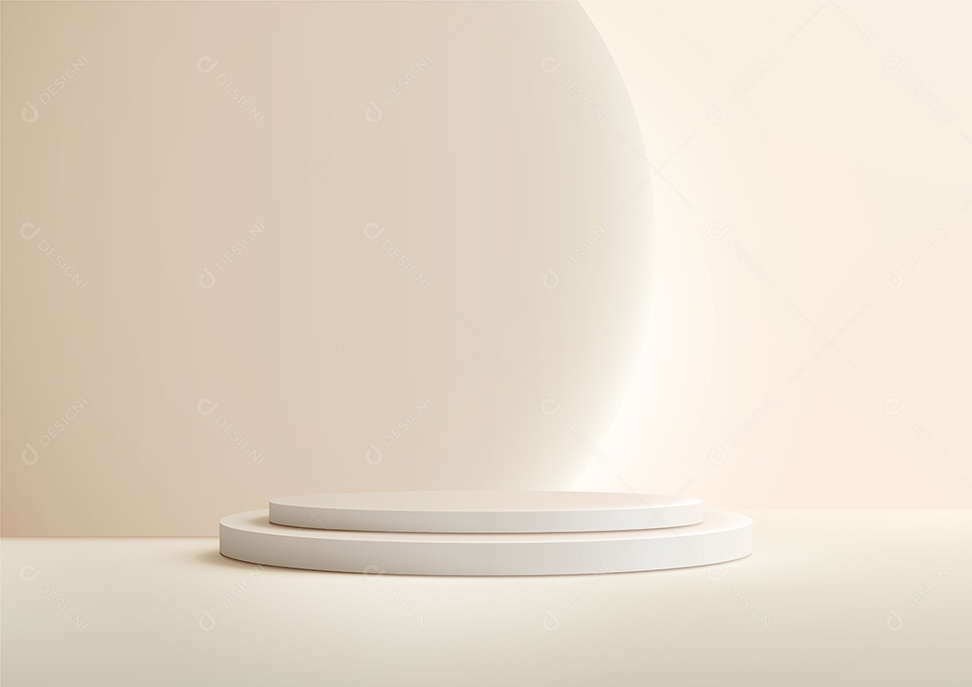 Modelo de Cenário de Pódio Vetor EPS Editável