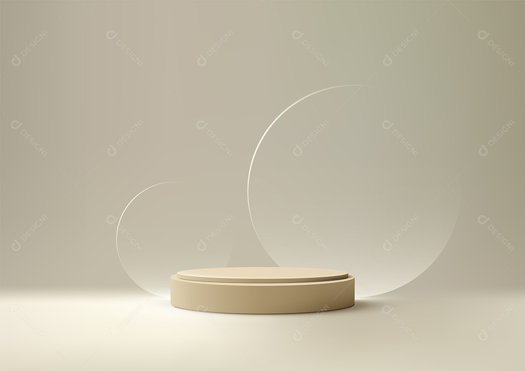 Modelo de Cenário de Pódio Vetor EPS Editável