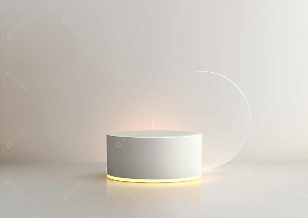 Modelo de Cenário de Pódio Vetor EPS Editável